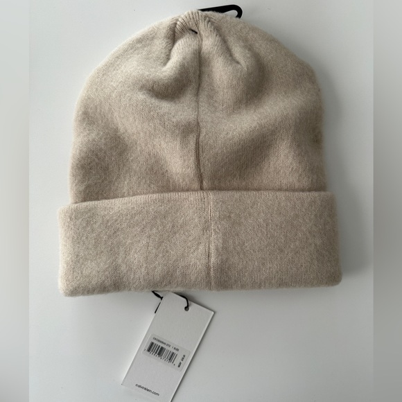 Calvin Klein Beanie in Beige - Picture 2 of 2